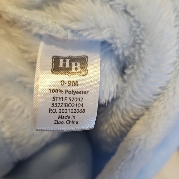 Elephant-Themed Kids Pajamas - Blue - Picture 3 of 3